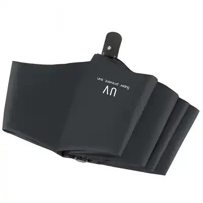 Impressão de logotipo personalizado guarda-chuva triplo com eixo de metal Logotipo de carro Regalo e promoção