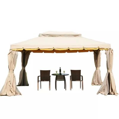 Pavilhão ao ar livre Four Corner Umbrel Roma Tenda para estande de restauração Campanha publicitária