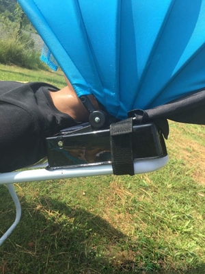 Protecção solar mini para a praia Telhado de guarda-sol totalmente automático para cabeça