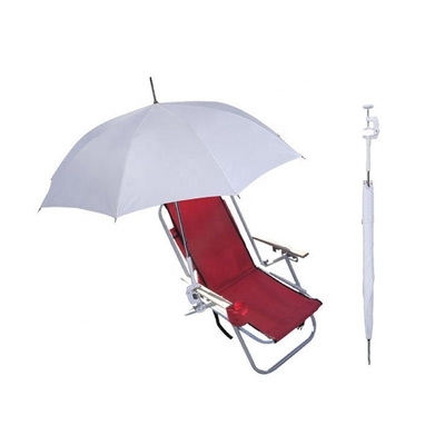 Câmbio de guarda-chuva de cadeira de praia de 23 polegadas personalizado para tecido Pongee para bebê
