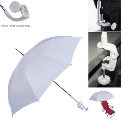 Câmbio de guarda-chuva de cadeira de praia de 23 polegadas personalizado para tecido Pongee para bebê