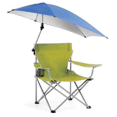 Um guarda-chuva para cadeiras de rodas com um design único e revestimento de prata