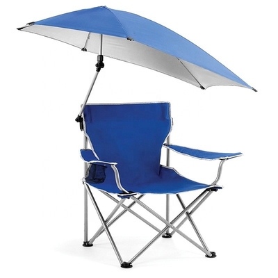 Um guarda-chuva para cadeiras de rodas com um design único e revestimento de prata