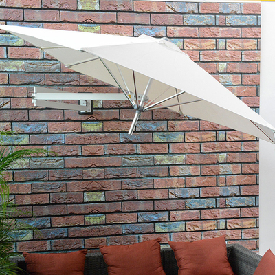 Vila exterior Patio Telescópico guarda-sol dobrável com ventilação e tudo em uma função