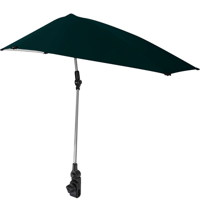 Sombrinha de Praia de Acampamento ao Ar Livre Sombrinha Desportiva Ajustável com Grampos Universais