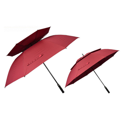 Um guarda-chuva de publicidade personalizado de estilo americano com camadas duplas e impressão de logotipo