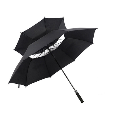 Um guarda-chuva de publicidade personalizado de estilo americano com camadas duplas e impressão de logotipo