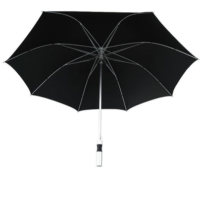 Um guarda-chuva de 27 polegadas de alumínio de ossos duplos para o exterior Automático de golfe para negócios Um guarda-chuva de longo cabo