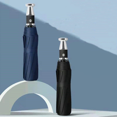 Logotipo personalizado Impressão de guarda-chuva dobrável totalmente automática para VIP Homens de Negócios presente