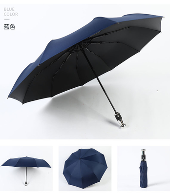 Logotipo personalizado Impressão de guarda-chuva dobrável totalmente automática para VIP Homens de Negócios presente