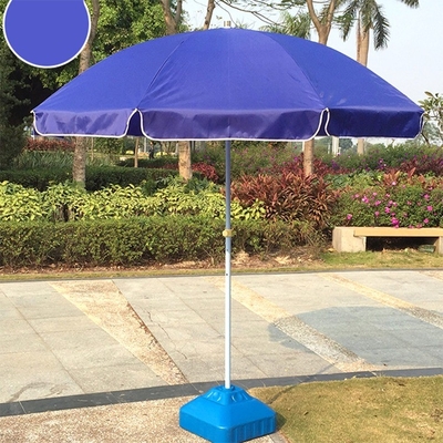 Impressão de sublimação personalizada Anti-UV Exterior 36/48/52/60 polegadas 8 costelas Sol Beach guarda-chuva