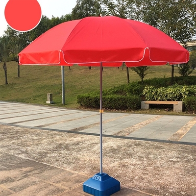 Impressão de sublimação personalizada Anti-UV Exterior 36/48/52/60 polegadas 8 costelas Sol Beach guarda-chuva