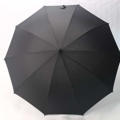 Um guarda-chuva de golfe de 8 ossos de 27 polegadas para adultos com alça curva e logotipo personalizado de design retro