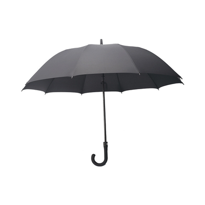 Um guarda-chuva de golfe de 8 ossos de 27 polegadas para adultos com alça curva e logotipo personalizado de design retro