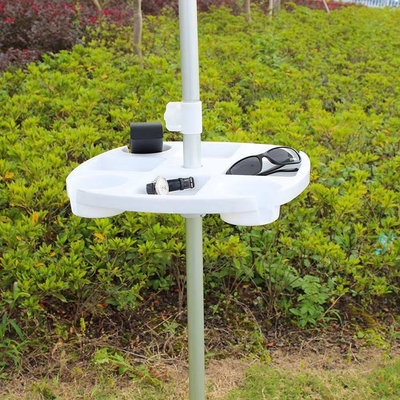 Porta-Copas PP e Acessórios de bandeja de plástico para guarda-chuva de praia ao ar livre de estilo minimalista