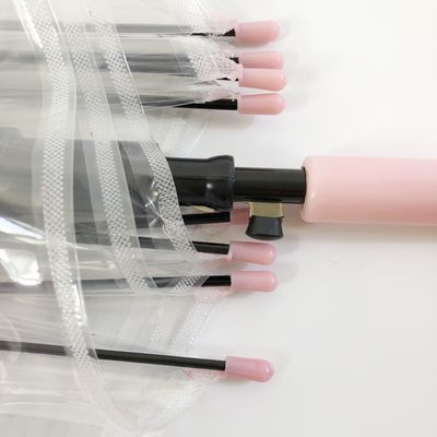 Plastico J Manuseio personalizado Profissional POE Claros Compacto Sakura guarda-chuva para viagens