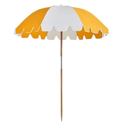 Outdoor Auto 1.8 M Proteção solar Guarda-chuva de praia para ocasião de jardim Design personalizado