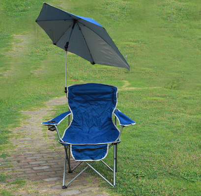 Poltrona de praia portátil com guarda-chuva ajustável e cor personalizada 50*50*80cm