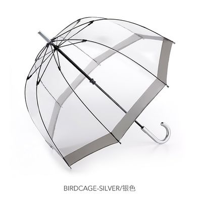 Um guarda-chuva de chuva de plástico de PVC claro para adultos Apollo Design minimalista