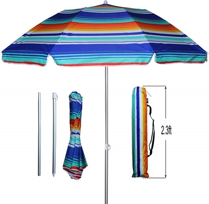 Logotipo personalizado Imprimir guarda-chuva Fator Moda Patio guarda-chuva com brincos e sombreador