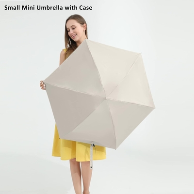 Proteção solar Um guarda-chuva de bolso leve com cobertura protetora 90cm de diâmetro aberto