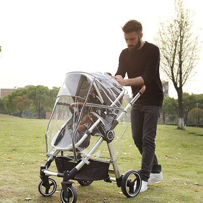 EVA Customize Weather Shield Transparente PVC Baby Stroller Rain Cover