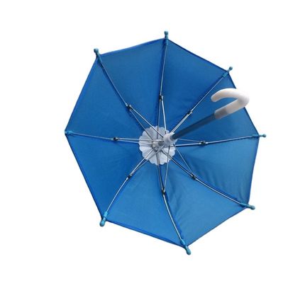 Mini guarda-chuva de controle manual de estrutura de metal para carro telefone celular protetor solar e à prova d'água