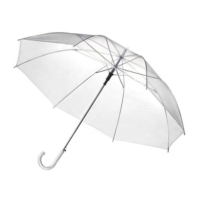 Tela transparente Auto-abre guarda-chuva recta personalizada para publicidade promocional