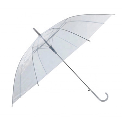Tela transparente Auto-abre guarda-chuva recta personalizada para publicidade promocional