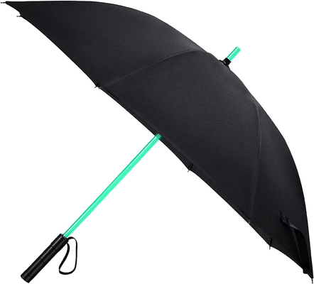 Luzes escandinavas Katana guarda-chuva LED luzes Samurai Espada Design 190T tecido de nylon