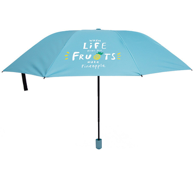 21 polegadas * 8k guarda-chuva de sol três dobragem desenho animado criativo vinil guarda-chuva de presente frete grátis