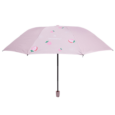 21 polegadas * 8k guarda-chuva de sol três dobragem desenho animado criativo vinil guarda-chuva de presente frete grátis