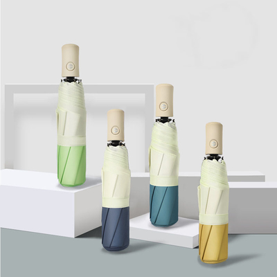 Guia de presente de borracha com guarda-chuva tripla com desenhos personalizados Impressão de logotipo