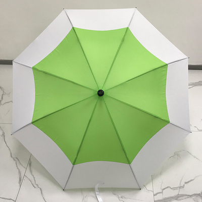 Prémio de promoção guarda-chuva de sol e chuva 27 polegadas Golf Auto Open com logotipo de cores duplas