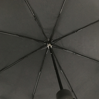 Um guarda-chuva de 98 cm com logotipo personalizado para publicidade e diâmetro aberto de 98 cm