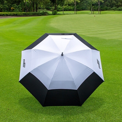 Super Light Automatic Double Layer Wind Protection Golf Umbrel 30 polegadas e manobra EVA