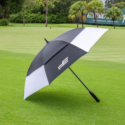 Super Light Automatic Double Layer Wind Protection Golf Umbrel 30 polegadas e manobra EVA