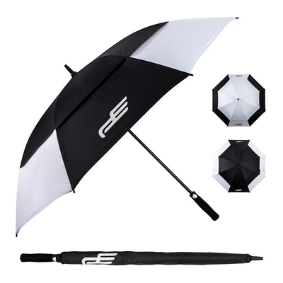 Super Light Automatic Double Layer Wind Protection Golf Umbrel 30 polegadas e manobra EVA