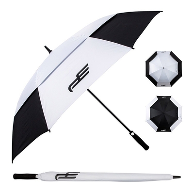 Super Light Automatic Double Layer Wind Protection Golf Umbrel 30 polegadas e manobra EVA