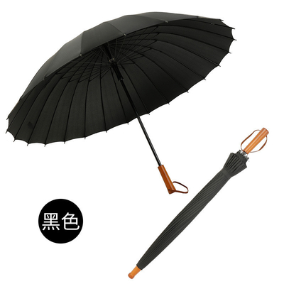 24 Capa de madeira de madeira guarda-chuva de negócios para publicidade personalizada