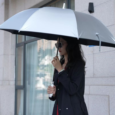 Semi-automático 27 polegadas 8k guarda-chuva de golfe para chuva Impermeável Titânio guarda-chuva de prata