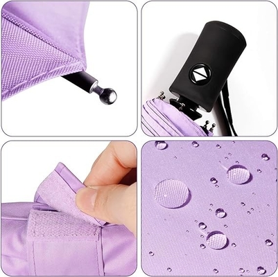 Moderno Design Estilo Promos Logotipo 3 Dobrar guarda-chuva automática com 8 costelas de fibra de vidro