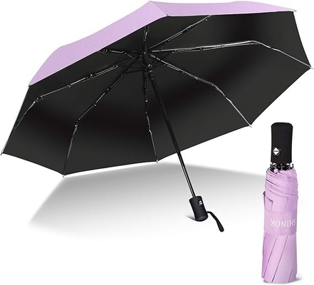 Produto guarda-chuva 3 Poliéster 210T dobrável com alça de plástico ABS e design impermeável