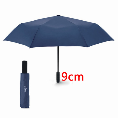 210T Poliéster Um guarda-chuva triplo com alça de plástico ABS e tecido impermeável