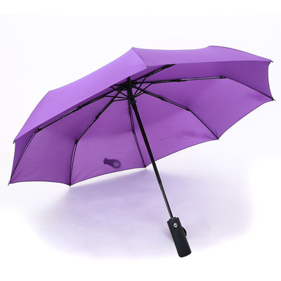 210T Poliéster Um guarda-chuva triplo com alça de plástico ABS e tecido impermeável