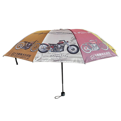 Um guarda-chuva de vinil de estilo americano com cor de transferência de calor e LOGO personalizado