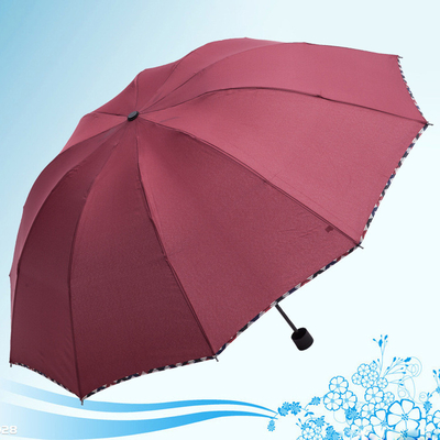 Promoções de estilo minimalista guarda-chuva com cor personalizada e logotipo de impressão digital