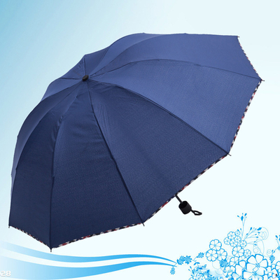 Promoções de estilo minimalista guarda-chuva com cor personalizada e logotipo de impressão digital
