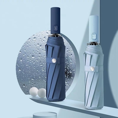 Guarda-chuva personalizada com logotipo impresso para proteção UV masculina e feminina