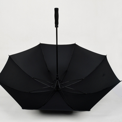 Logotipo personalizado Impresso Large Windproof Light Luxury Business Umbrel com EVA Handle
